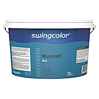 swingcolor Muurverf MIX MUURVERF MAT (Transparant)
