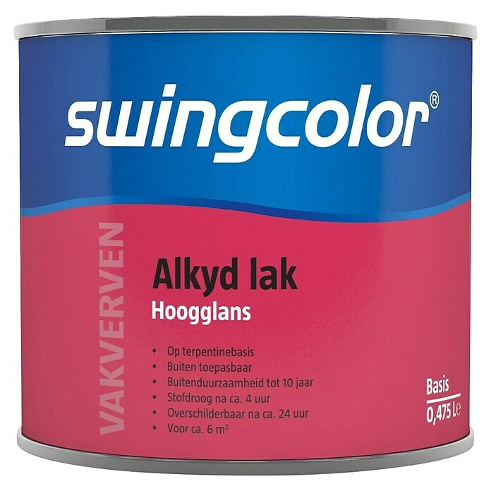 swingcolor Lakverf MIX ALKYD HOOGGLANS (500 ml, Transparant, Hoogglans) | BAUHAUS
