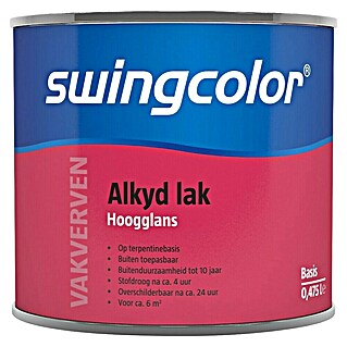 swingcolor Lakverf MIX ALKYD HOOGGLANS (500 ml, Transparant, Hoogglans)