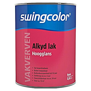 swingcolor Lakverf MIX ALKYD HOOGGLANS (1 l, Transparant, Hoogglans)