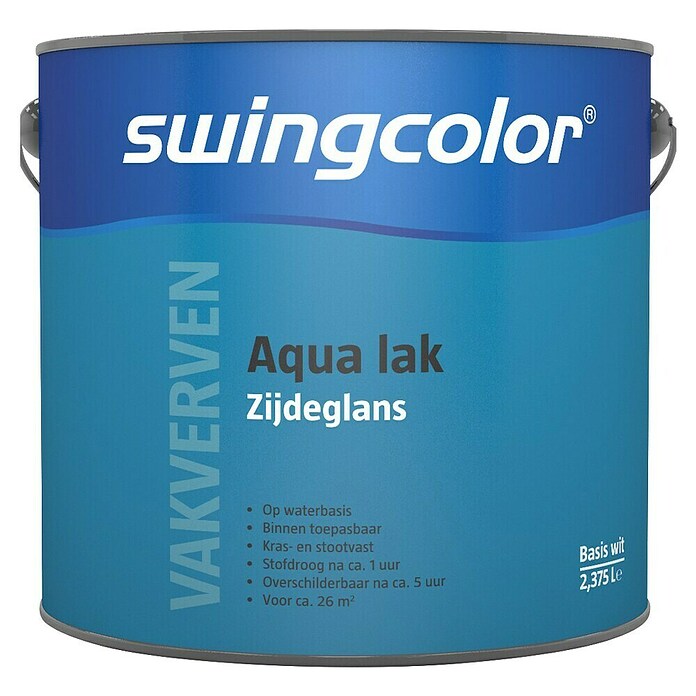 swingcolor Lakverf MIX AQUA ZIJDEGLANS (2,5 l, Transparant, Zijdeglans) | BAUHAUS
