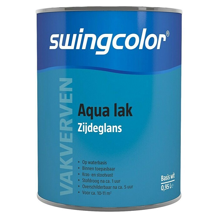 swingcolor Lakverf MIX AQUA ZIJDEGLANS (1 l, Transparant, Zijdeglans) | BAUHAUS