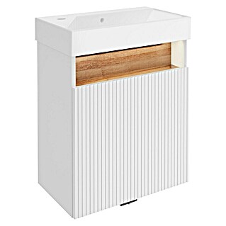 Camargue Pure Badmeubelset (Totale breedte badmeubel: 55 cm, Mat)