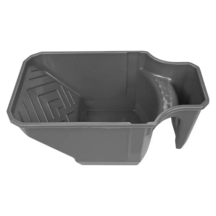 swingcolor Komfort Farbtopf - 1 l - Graue Farbwanne für Malerarbeiten. Das Zubehör ist perfekt für Maler, um die Walze einfach in die Farbe zu tauchen.