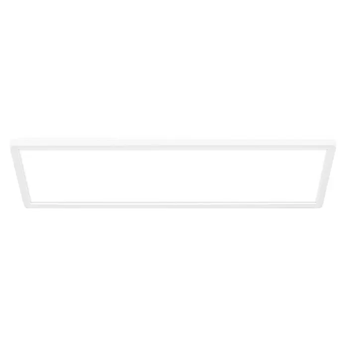 Brilo LED-Panel - 14 W, L x B x H: 58 x 20 x 3 cm, Weiß, Neutralweiß - Weißes, rechteckiges Lichtpanel mit abgerundeten Ecken.