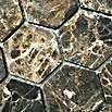 Mosaikfliese Hexagon MOS HXN 476 (29,8 x 30,5 cm, Braun, Matt)