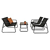 Sunfun Komplet lounge pohištva Deia  (4 -del., Črna) | 8303 - Loungeset | ICAE - Sommermöbel Loungemöbel | ICA - Sommermöbel | IC - Freizeit im Garten | I - Stadtgarten | BAUHAUS