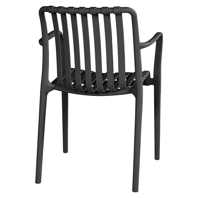 Sunfun Silla de jardín Calma (L x An x Al: 58 x 56 x 81 cm, Negro, Polipropileno) | BAUHAUS