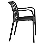 Sunfun Silla de jardín Calma (L x An x Al: 58 x 56 x 81 cm, Negro, Polipropileno) | BAUHAUS