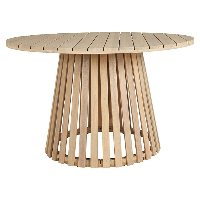 Sunfun Mesa de jardín Nour (Ø x Al: 120 x 74 cm, Madera de acacia, Natural) | BAUHAUS