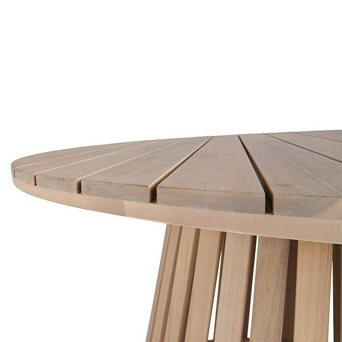 Sunfun Mesa de jardín Nour (Ø x Al: 120 x 74 cm, Madera de acacia, Natural) | BAUHAUS