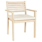 Sunfun Silla de jardín Nour (L x An x Al: 60 x 56 x 84 cm, Natural, Madera de acacia) | BAUHAUS