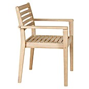 Sunfun Silla de jardín Nour (L x An x Al: 60 x 56 x 84 cm, Natural, Madera de acacia) | BAUHAUS