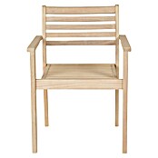Sunfun Vrtni stol Brindisi  (Do x Š x V: 60 x 56 x 84 cm, Natur, Akacijev les) | 8241 - Stühle Holz | ICAB - Sommermöbel Stühle | ICA - Sommermöbel | IC - Freizeit im Garten | I - Stadtgarten | BAUHAUS