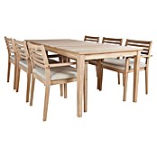 Sunfun Mesa de jardín Nour (L x An x Al: 200 x 100 x 76 cm, Madera de acacia, Natural) | BAUHAUS