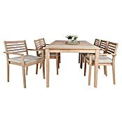 Sunfun Mesa de jardín Nour (L x An x Al: 200 x 100 x 76 cm, Madera de acacia, Natural) | BAUHAUS