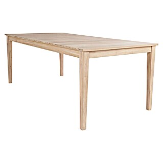 Sunfun Mesa de jardín Nour (L x An x Al: 200 x 100 x 76 cm, Madera de acacia, Natural)