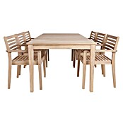 Sunfun Mesa de jardín Nour (L x An x Al: 200 x 100 x 76 cm, Madera de acacia, Natural) | BAUHAUS