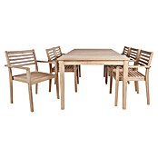 Sunfun Mesa de jardín Nour (L x An x Al: 200 x 100 x 76 cm, Madera de acacia, Natural) | BAUHAUS