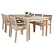 Sunfun Mesa de jardín Nour (L x An x Al: 200 x 100 x 76 cm, Madera de acacia, Natural) | BAUHAUS