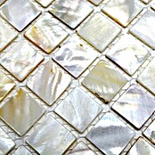 Mosaikfliese Quadrat Mix SM 201 (30,5 x 30,5 cm, Perlmutt, Glänzend)