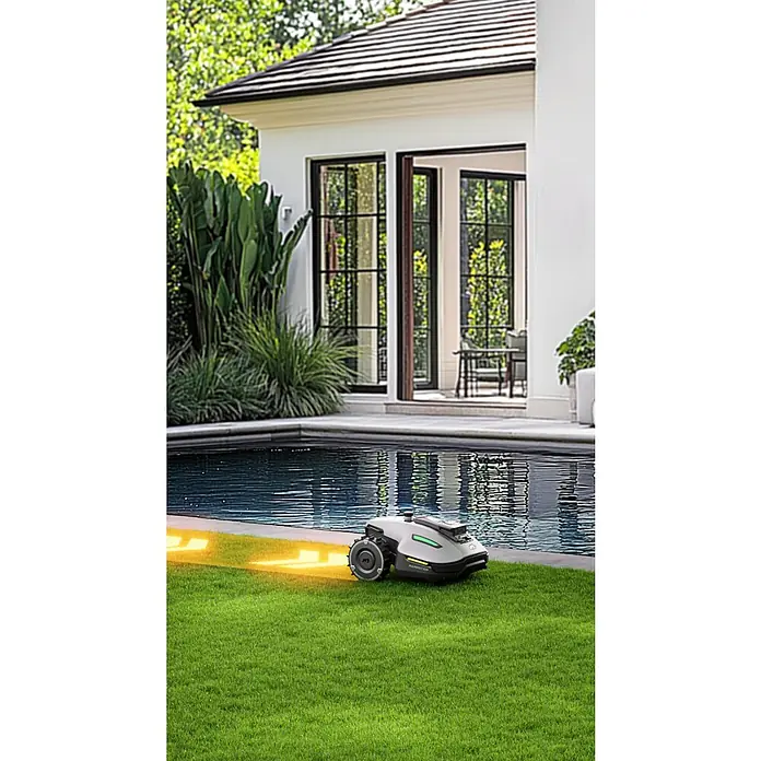 Mammotion Mähroboter Yuka Mini 800800 m², Schnittbreite: 190 mm, Satellitengestützte Navigation, RTK - Der Rasenmäher Roboter der nächsten Generation, der Ihren Rasen mühelos pflegt, während Sie sich entspannen.