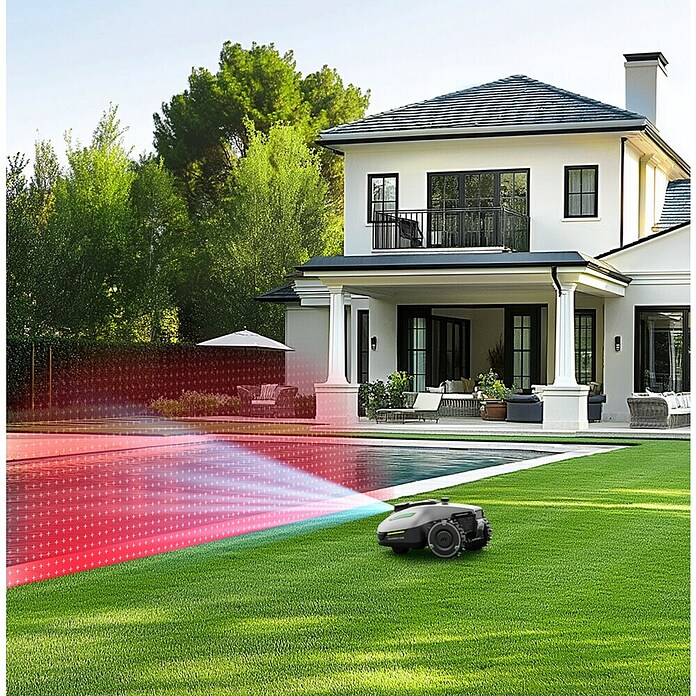 Mammotion Robotska kosilica Yuka Mini 800  (800 m², Širina reza: 190 mm, Satelitska navigacija, RTK) | BAUHAUS