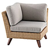 Sofá esquinero Royal (Beige, L x An x Al: 234 x 234 x 75 cm, Ratán sintético/Aluminio) | BAUHAUS