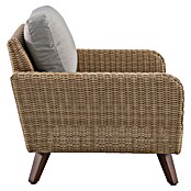 Sillón de jardín Royal Riviera (An x Pr x Al: 89 x 93 x 75 cm, Beige, Ratán sintético/Aluminio) | BAUHAUS