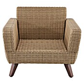 Sillón de jardín Royal Riviera (An x Pr x Al: 89 x 93 x 75 cm, Beige, Ratán sintético/Aluminio) | BAUHAUS