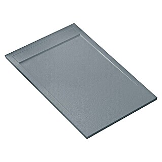 Plato de ducha aligerado Volga (L x An: 70 x 170 cm, Carga mineral, Cemento)