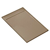 Plato de ducha aligerado Volga (L x An: 80 x 120 cm, Carga mineral, Moka) | BAUHAUS