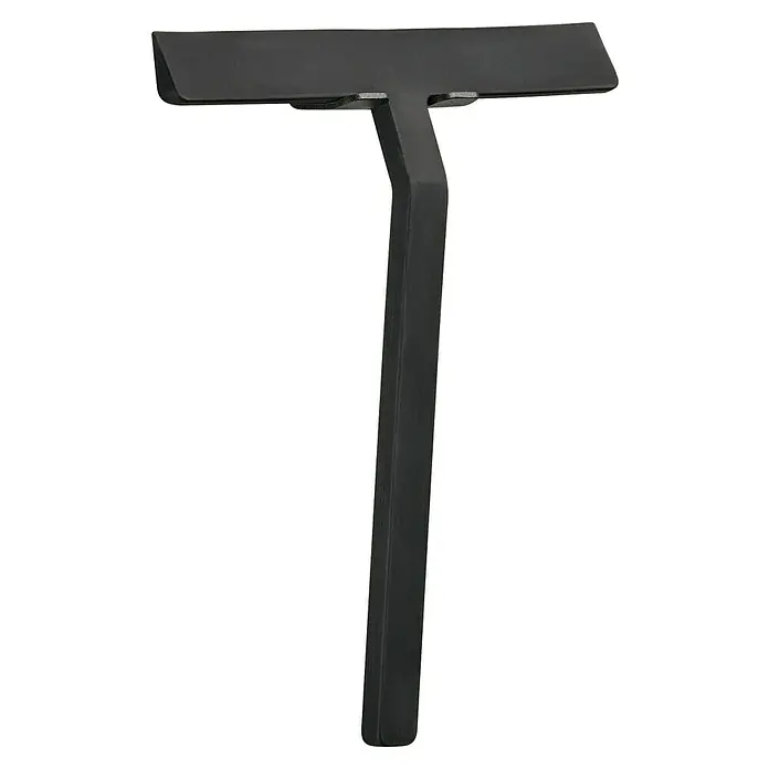 Zone Denmark Bad-& Duschabzieher RIM - Black, Metall - Eine schwarze Gummi-Fensterrakel vor einem schwarzen Hintergrund. Das Rakel ist ein nützliches Werkzeug für die Reinigung von Fenstern.
