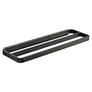Zone Denmark Toallero de barra (Negro, Largo: 44 cm, Ancho: 12,5 cm)