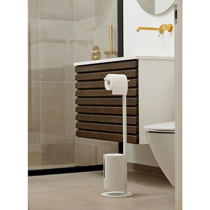 Zone Denmark WC-Bürstengarnitur RIM (ABS-Kunststoff, White, 20 cm) | BAUHAUS