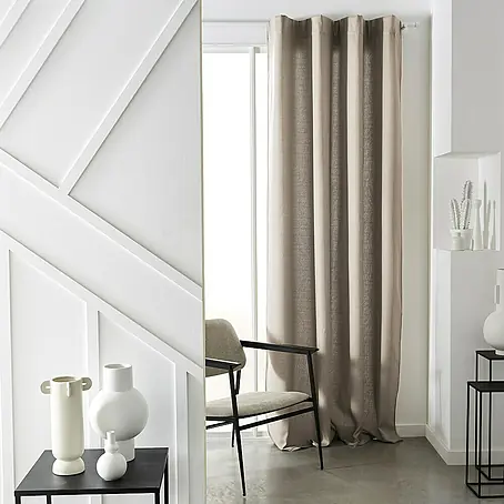 Thermovorhang Chambray
