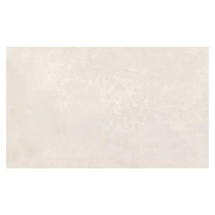 Revestimiento de pared Cantera - 33 x 55 cm, Perla, Mate - Primer plano de una baldosa de hormigón claro con texturas sutiles, ideal para interiores modernos y diseño minimalista.\n