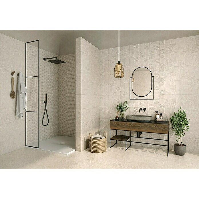 Revestimiento de pared Geo (30 x 90 cm, Avorio, Mate, Rectificado) | BAUHAUS
