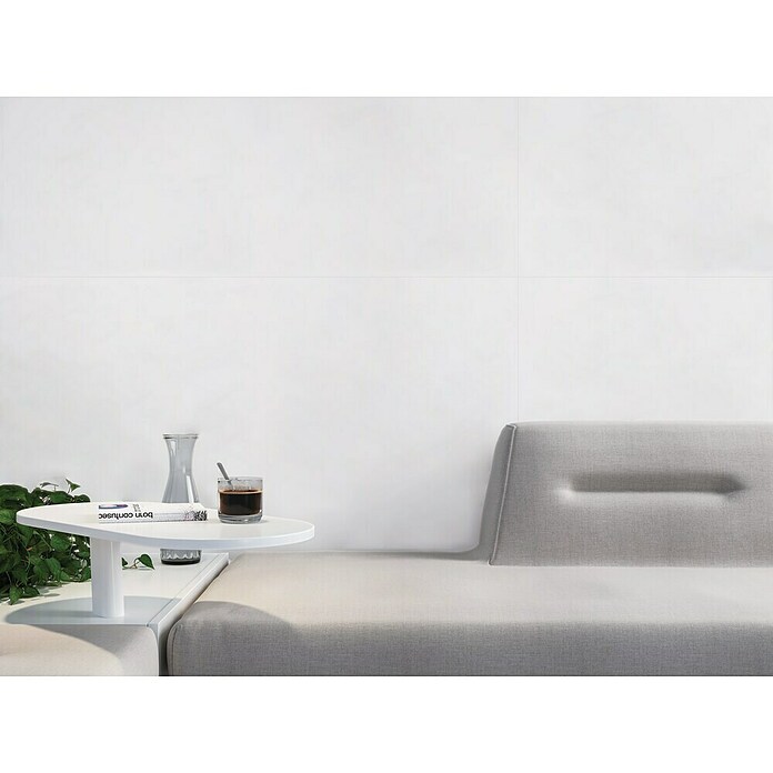Pavimento porcelánico Fresh (60 x 120 cm, Blanco, Mate, Rectificado) | BAUHAUS