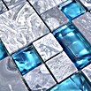Mosaikfliese Crystal Mix XCM MC589 (30 x 30 cm, Grau, Glänzend)
