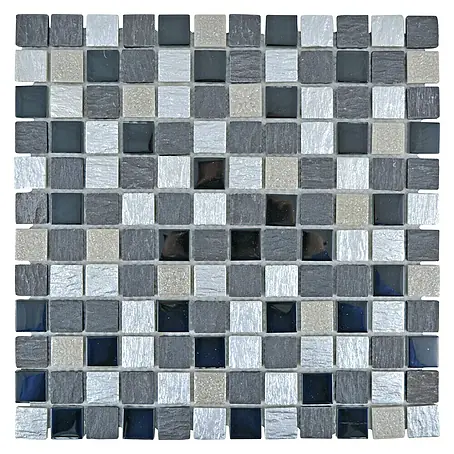 Mosaikfliese Quadrat Crystal Mix XCM HQ28