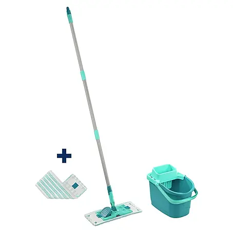 Leifheit  Bodenwisch-Set Power Clean + Gratis Micro Duo