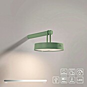 Just Light Aplique de pared con batería Arma (12,8 x 19 x 8,7 cm, Verde, Blanco cálido, 15 W, IP44) | BAUHAUS