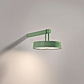 Just Light Aplique de pared con batería Arma (12,8 x 19 x 8,7 cm, Verde, Blanco cálido, 15 W, IP44) | BAUHAUS