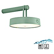 Just Light Aplique de pared con batería Arma (12,8 x 19 x 8,7 cm, Verde, Blanco cálido, 15 W, IP44) | BAUHAUS