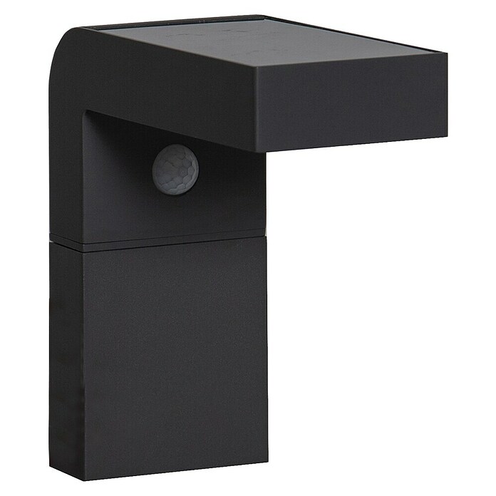 Eglo Aplique solar para exterior Baracconi (18 W, Negro, IP44, 300 lm) | BAUHAUS