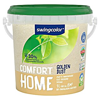 swingcolor Muurverf Comfort Home (Golden Dust, Extra mat, 1 l, Bevat geen conserveringsmiddelen)