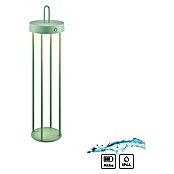 Paul Neuhaus Lámpara de sobremesa a batería Anselm (1,5 W, Ø x Al: 12,8 x 50,4 cm, Verde, Blanco cálido) | BAUHAUS
