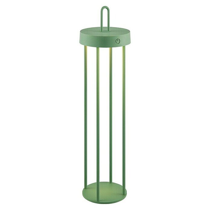 Paul Neuhaus Lámpara de sobremesa a batería Anselm (1,5 W, Ø x Al: 12,8 x 50,4 cm, Verde, Blanco cálido) | BAUHAUS