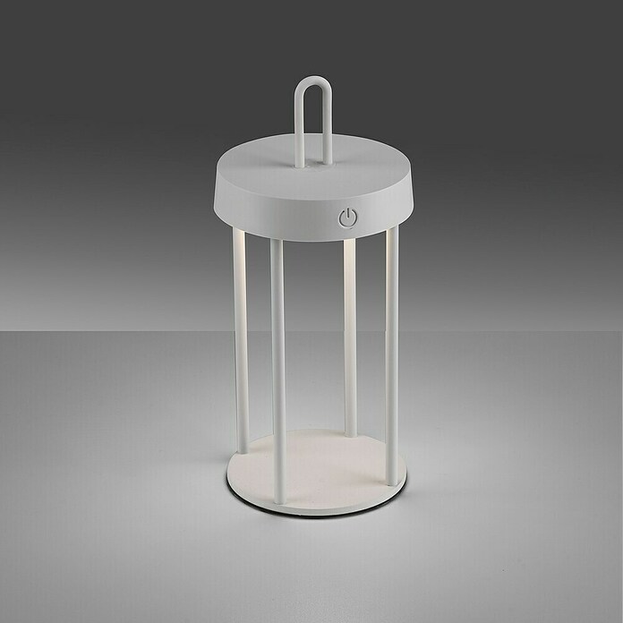 Paul Neuhaus Lámpara de sobremesa a batería Anselm (1 W, Blanco, Blanco cálido) | BAUHAUS
